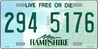 NH license plate 2945176