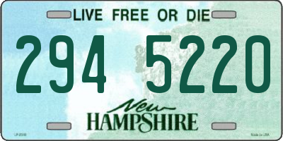 NH license plate 2945220