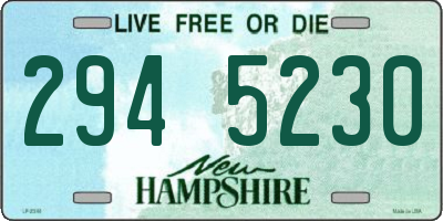 NH license plate 2945230
