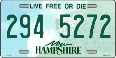 NH license plate 2945272