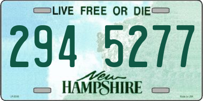 NH license plate 2945277