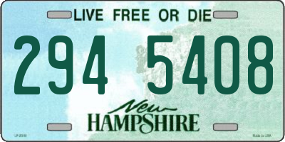 NH license plate 2945408
