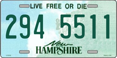 NH license plate 2945511