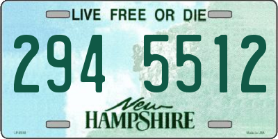 NH license plate 2945512