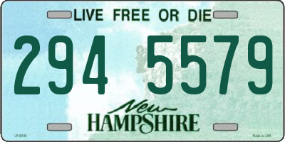 NH license plate 2945579