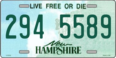 NH license plate 2945589