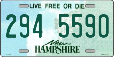 NH license plate 2945590