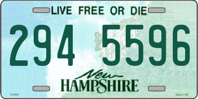 NH license plate 2945596