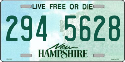 NH license plate 2945628