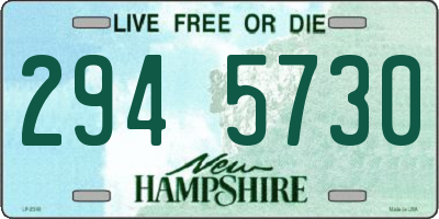 NH license plate 2945730