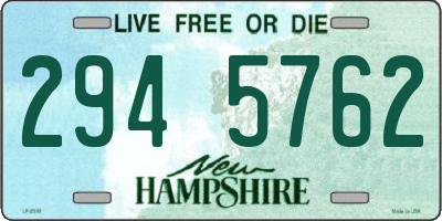 NH license plate 2945762