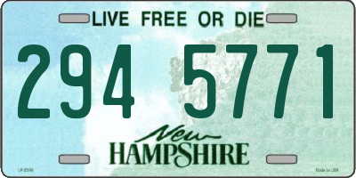 NH license plate 2945771