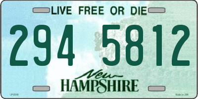 NH license plate 2945812