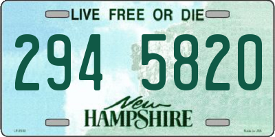 NH license plate 2945820