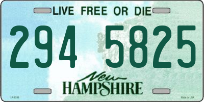 NH license plate 2945825