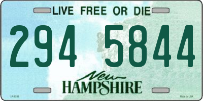 NH license plate 2945844