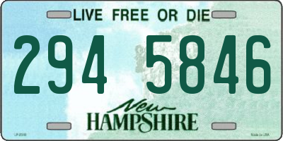 NH license plate 2945846