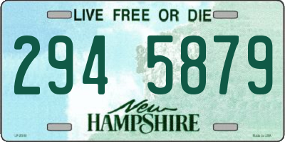 NH license plate 2945879