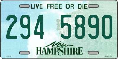 NH license plate 2945890