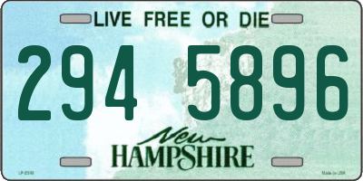 NH license plate 2945896