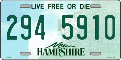 NH license plate 2945910