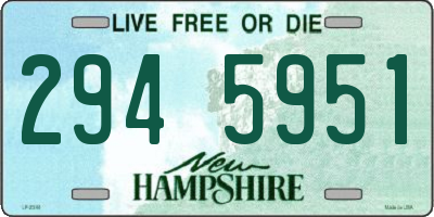 NH license plate 2945951