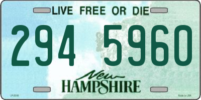 NH license plate 2945960