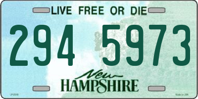 NH license plate 2945973