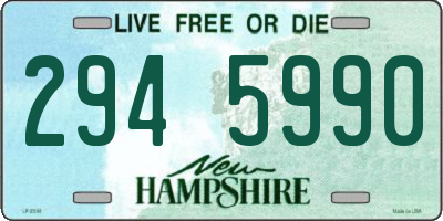 NH license plate 2945990