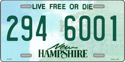 NH license plate 2946001