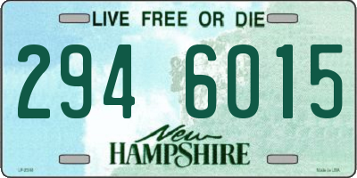 NH license plate 2946015