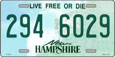 NH license plate 2946029