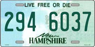 NH license plate 2946037