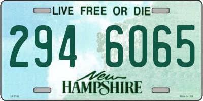 NH license plate 2946065