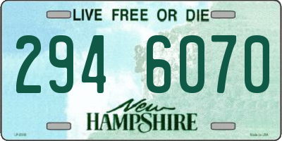 NH license plate 2946070