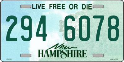 NH license plate 2946078
