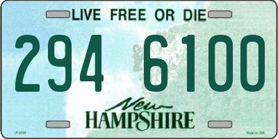 NH license plate 2946100