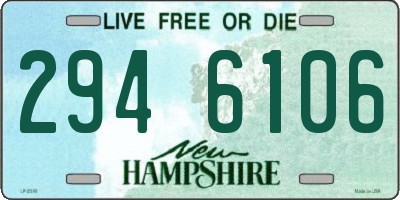 NH license plate 2946106