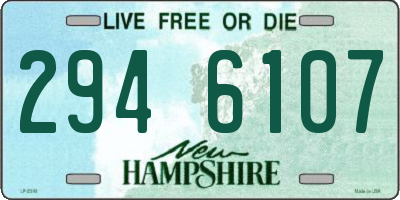 NH license plate 2946107