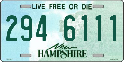 NH license plate 2946111