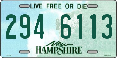 NH license plate 2946113