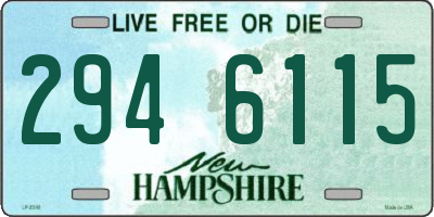 NH license plate 2946115
