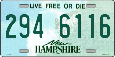 NH license plate 2946116