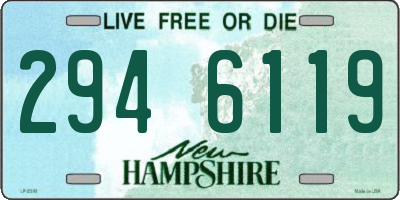 NH license plate 2946119