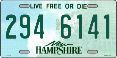 NH license plate 2946141