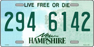 NH license plate 2946142