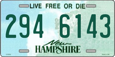 NH license plate 2946143