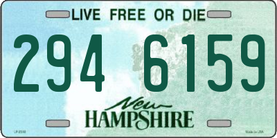 NH license plate 2946159