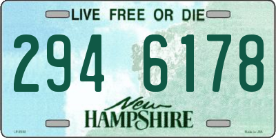 NH license plate 2946178