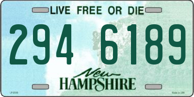 NH license plate 2946189